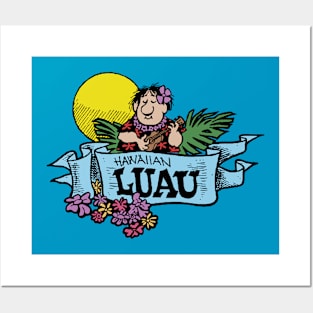 A Hawaiian Luau Posters and Art